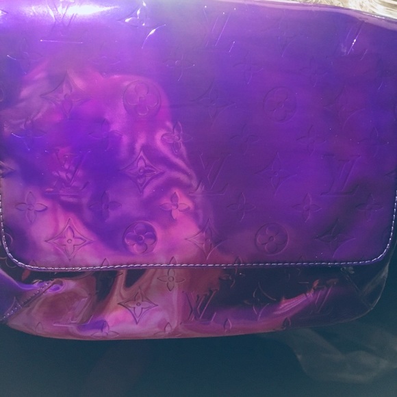 Purple Louis Vuitton bag. - Picture 3 of 4